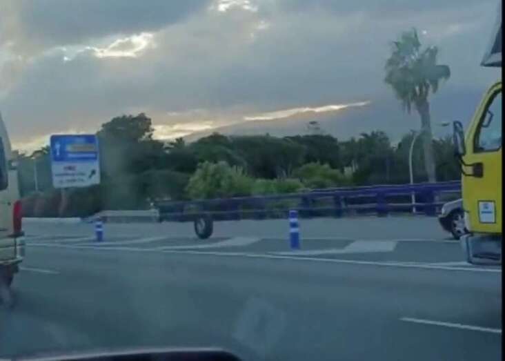 Rueda suelta por la GC-1/TA.